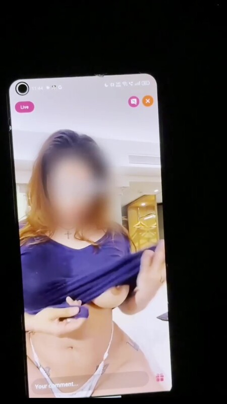 Aditi Mistry Accidentally Shows Nipples & Teases with a Banana on Live ~ App Content
